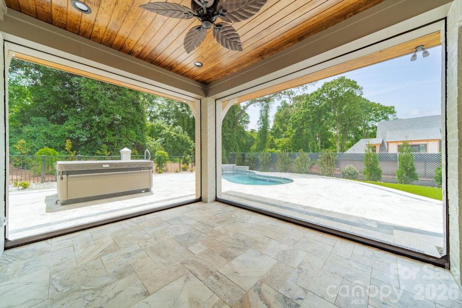 So many options such as retractable screens for an amazing outdoor living experience