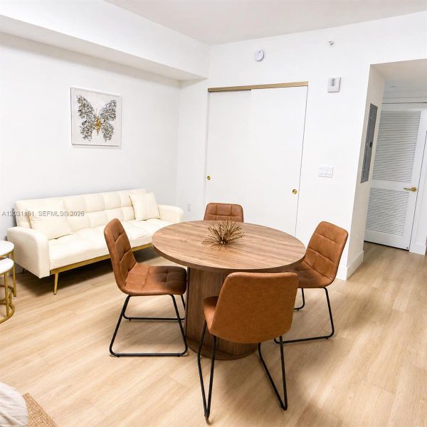Furnished interior view inside a new home in , Miami (Image 5).