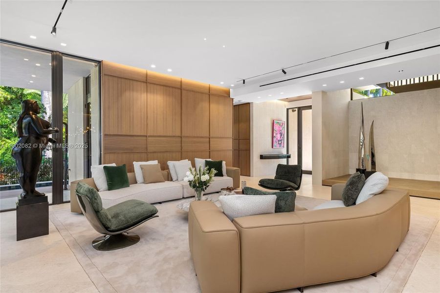 Furnished interior view inside a new home in , Miami Beach (Image 36). Furnished interior view inside a new home in , Miami Beach (Image 36).