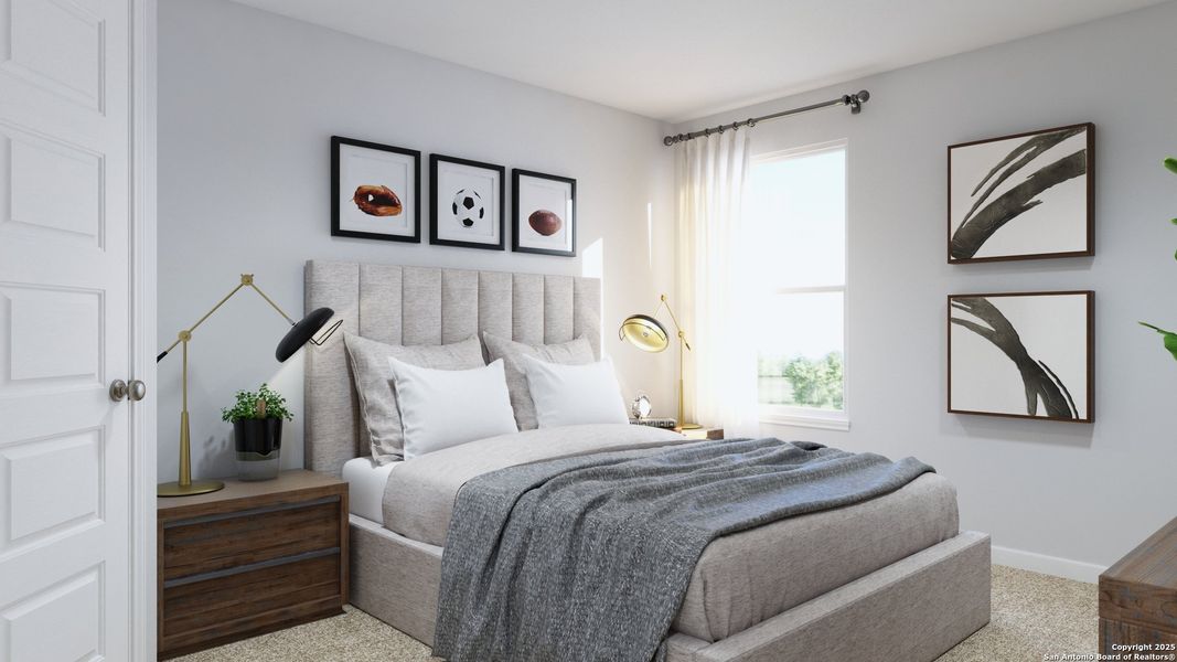 Furnished interior view inside a new home in Swenson Heights, Seguin (Image 12).