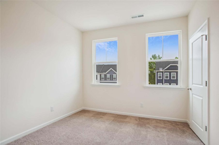 Spacious, unfurnished interior of a new home in The Parc Townes at Wendell, Wendell (Image 37). Spacious, unfurnished interior of a new home in The Parc Townes at Wendell, Wendell (Image 37).