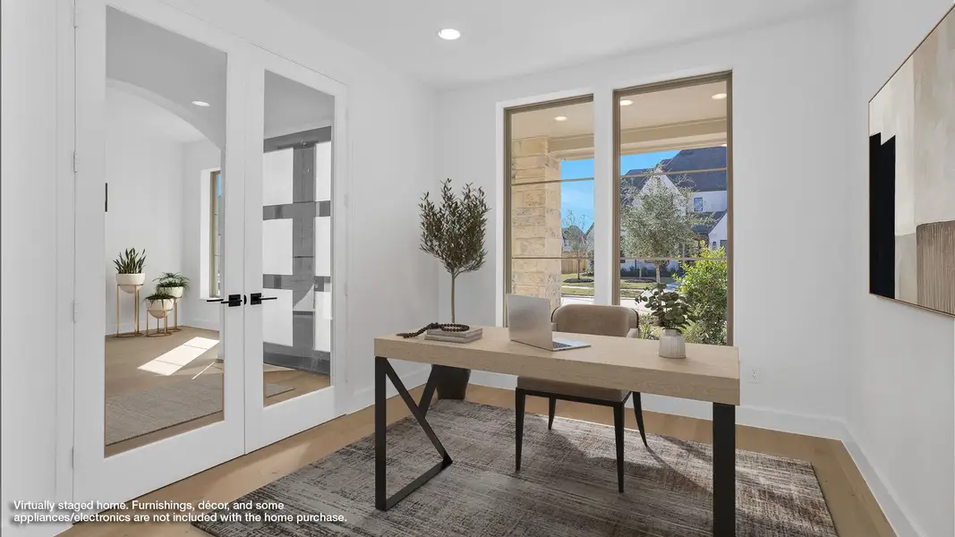Representative furnished interior of a home built from the 4016W by Perry Homes in Alsatian Oaks, Castroville (Image 5).