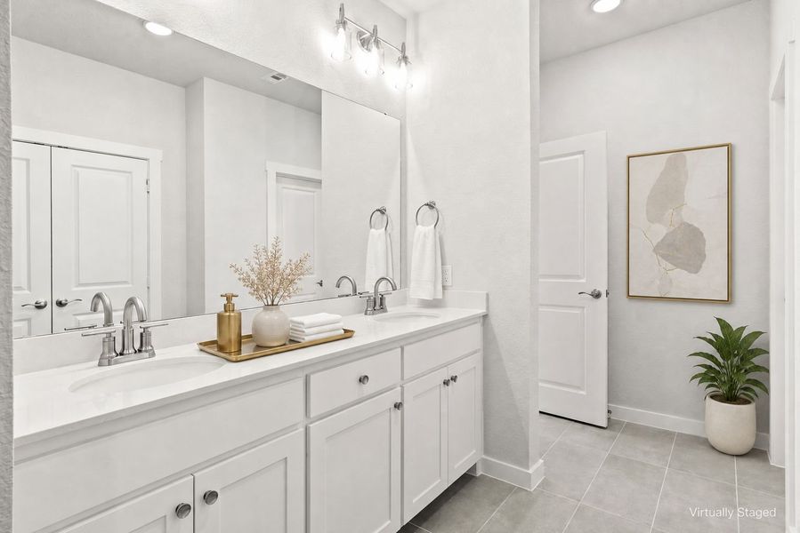 Furnished interior view inside a new home in Ten Mile Creek, Celina (Image 18).