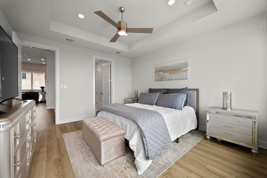 Furnished interior view inside a new home in , Austin (Image 11).