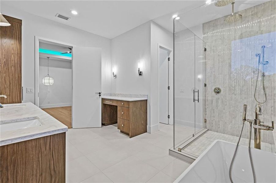 Furnished interior view inside a new home in , Sugar Hill (Image 17). Furnished interior view inside a new home in , Sugar Hill (Image 17).