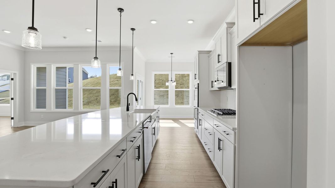 Furnished interior view inside a new home in Cottonwood Ridge, Piedmont (Image 6).