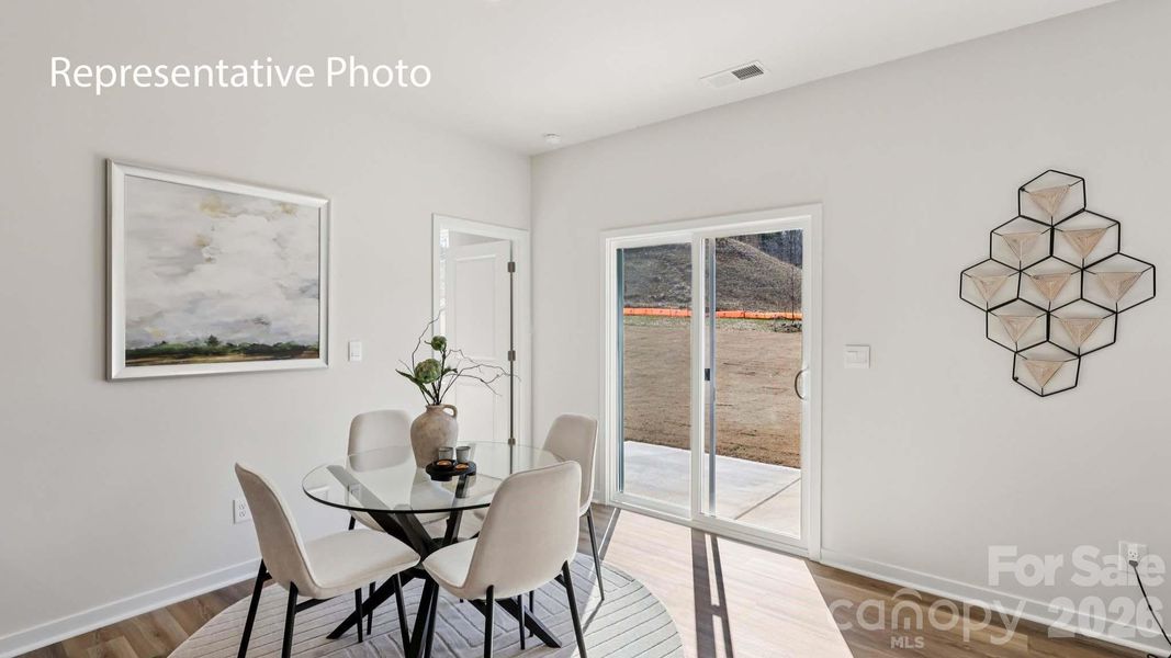 Furnished interior view inside a new home in Stanton, Richburg (Image 6).