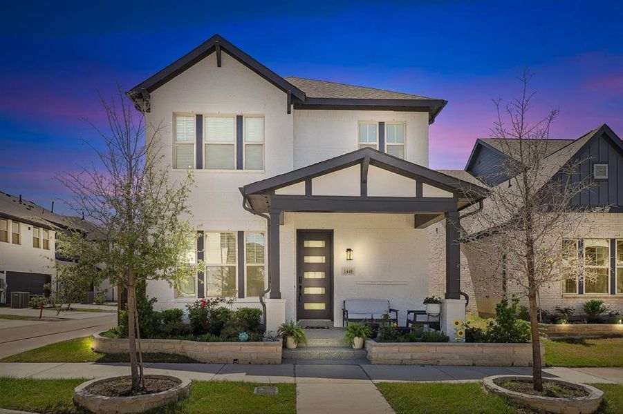 Front exterior of a new home in , Arlington, TX, highlighting curb appeal (Image 23).