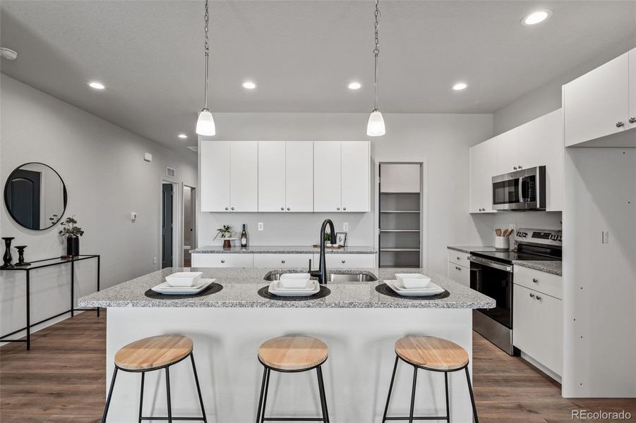 Furnished interior view inside a new home in , Pueblo West (Image 16).