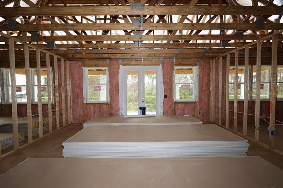 In-progress construction of a new home in Lake Star at Ovation, Winter Garden, FL (Image 5).