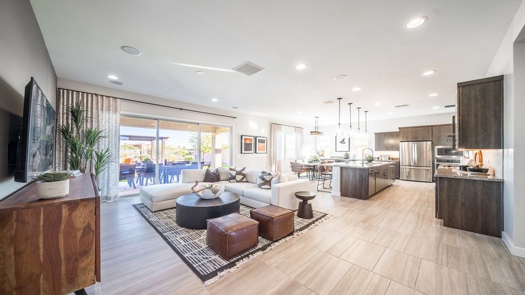 Furnished interior view inside a new home in Estrella, Goodyear (Image 10).
