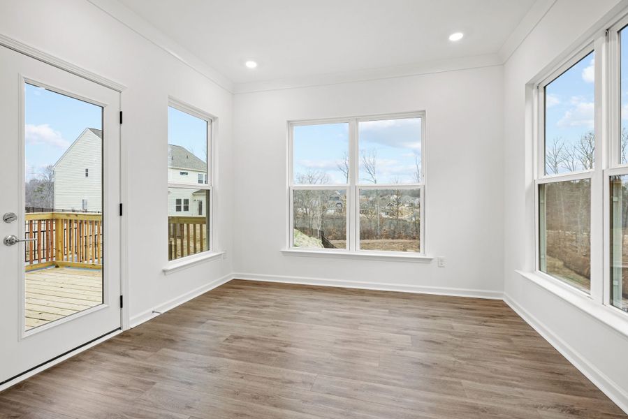 Spacious, unfurnished interior of a new home in Bryton, Huntersville (Image 26).