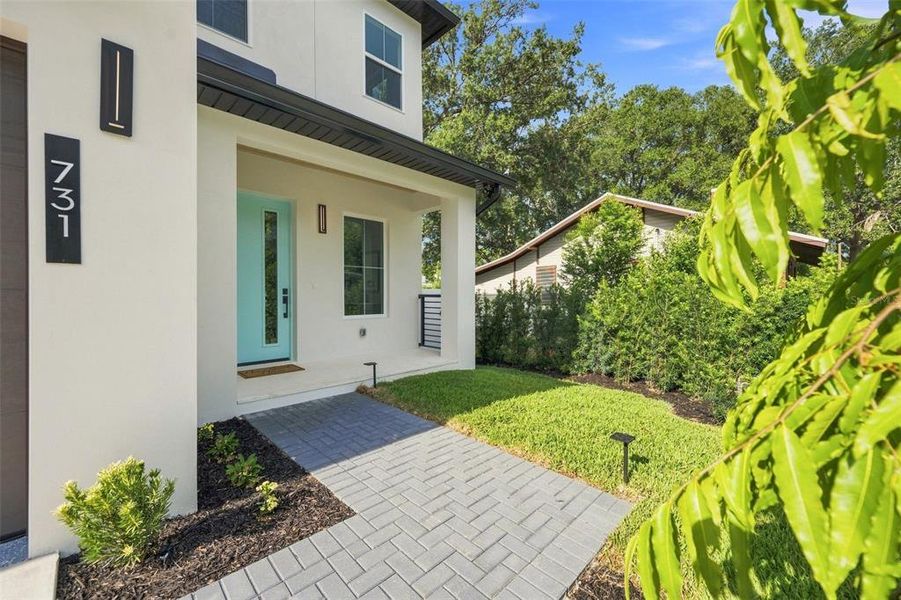 Exterior details and patio area of a home in , Sarasota (Image 26).