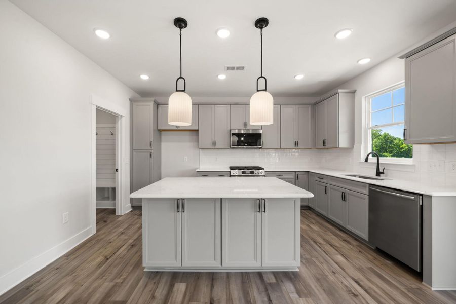 Furnished interior view inside a new home in Hayes Village, Greensboro (Image 6).