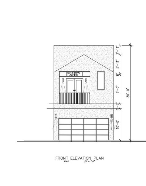 Exterior rendering of this home design in , Houston, TX (Image 4).