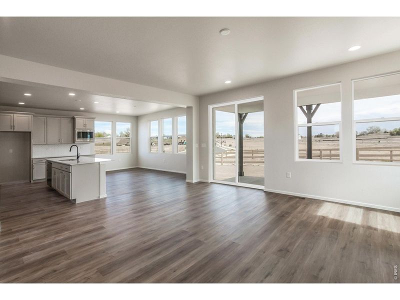 Spacious, unfurnished interior of a new home in Prairie Song Story Collection - Single Family Homes, Windsor (Image 18).