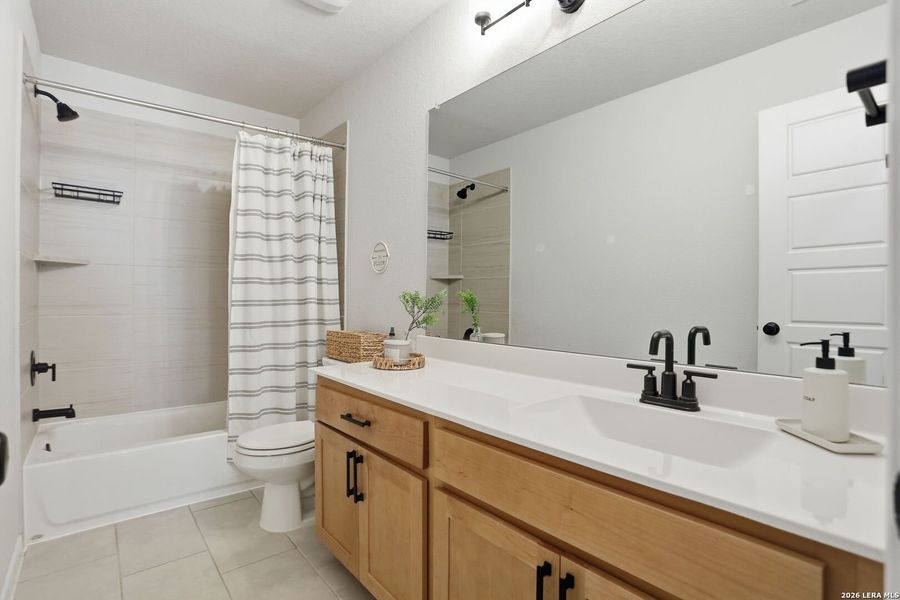 Furnished interior view inside a new home in Davis Ranch, San Antonio (Image 8).