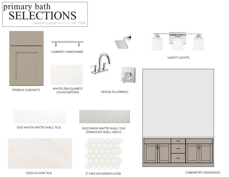Sample of building materials used in homes in Nexton, Summerville (Image 6).