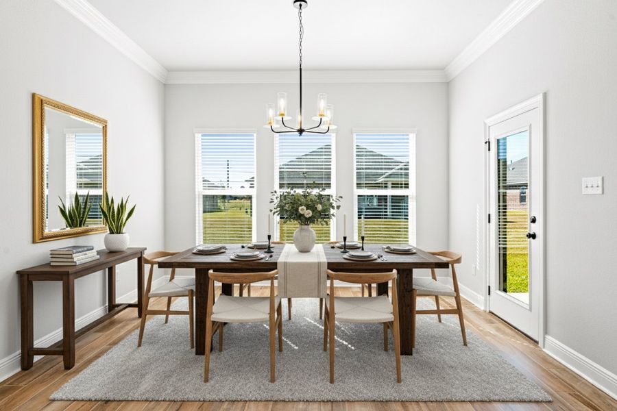 Front exterior of a new home in Natureview, Freeport, FL, highlighting curb appeal (Image 15).