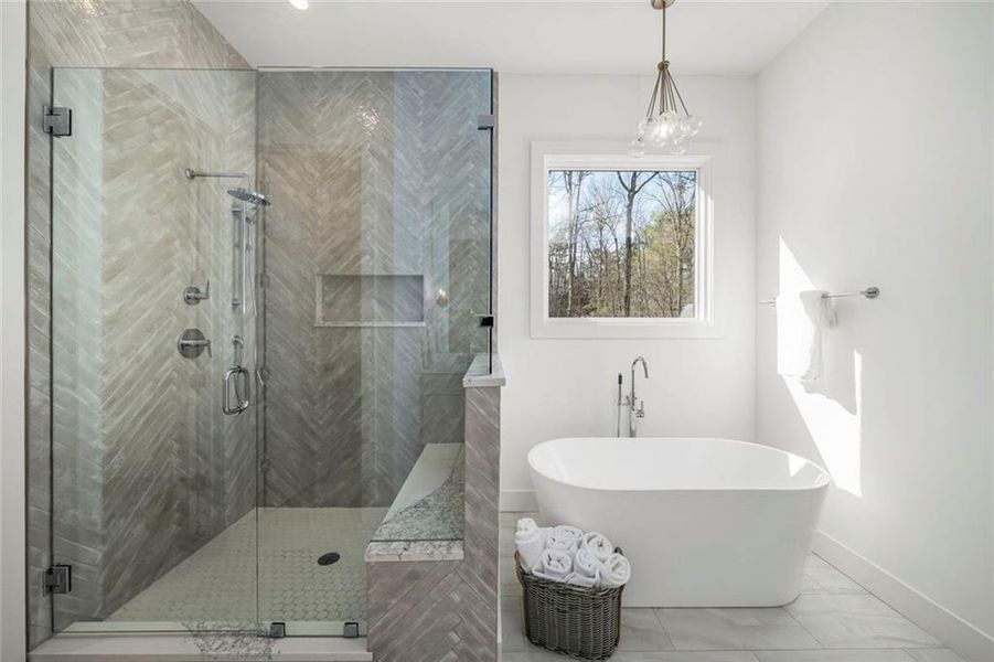 Furnished interior view inside a new home in , Acworth (Image 11).