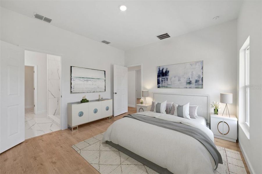 Furnished interior view inside a new home in , Titusville (Image 5).
