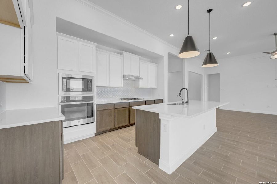 Furnished interior view inside a new home in Preserve at Annabelle Ranch, San Antonio (Image 13).
