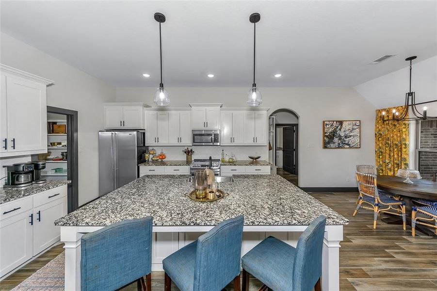 Furnished interior view inside a new home in , Weatherford (Image 31).
