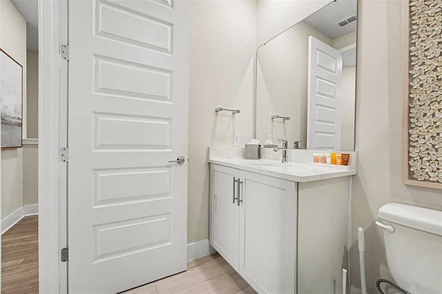 Furnished interior view inside a new home in , Reunion (Image 17).