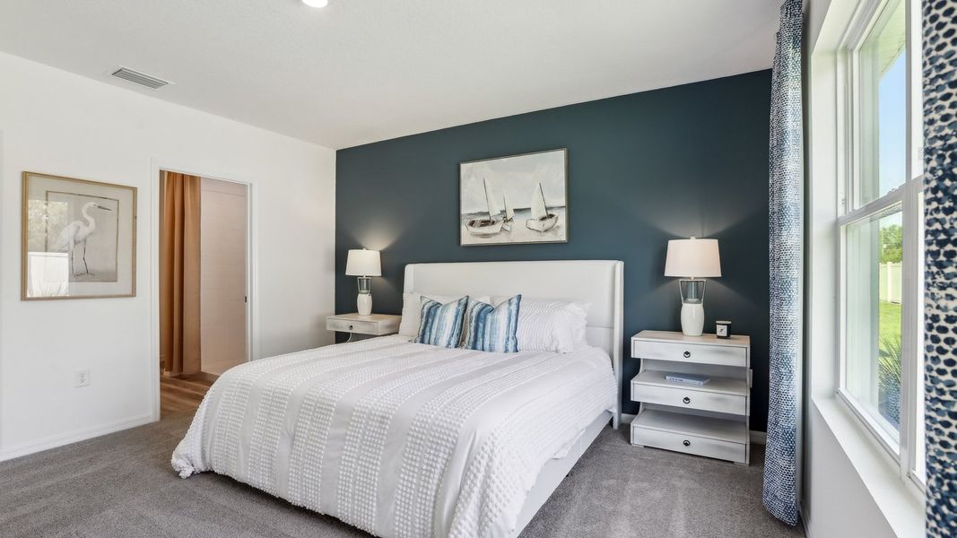 Furnished interior view inside a new home in Angeline, Land O' Lakes (Image 33).