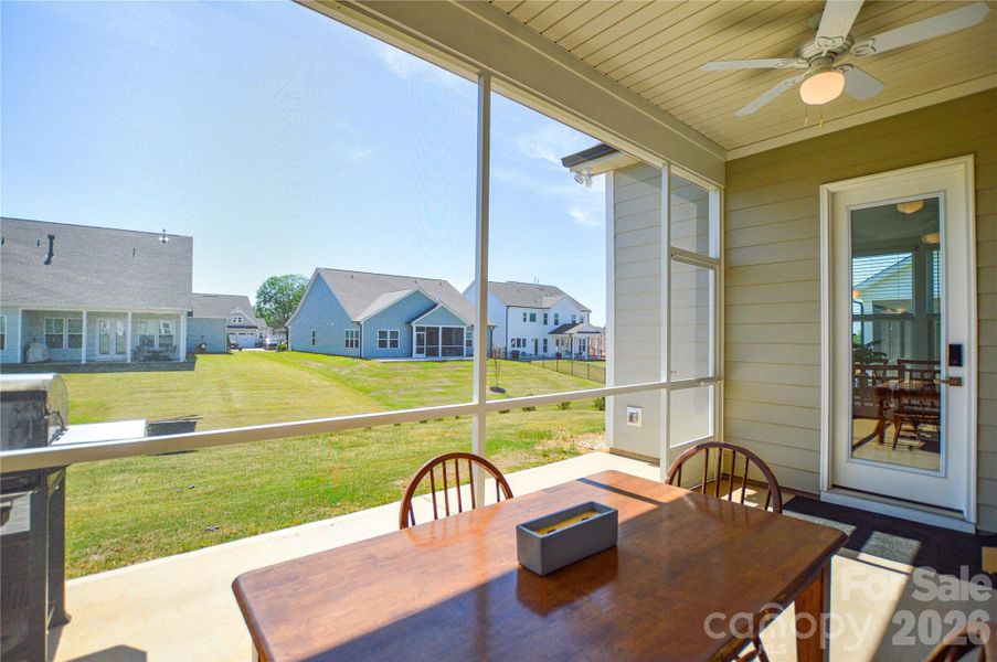 Exterior details and patio area of a home in Edgewater Lakeview On Your Lot, Lancaster (Image 24).
