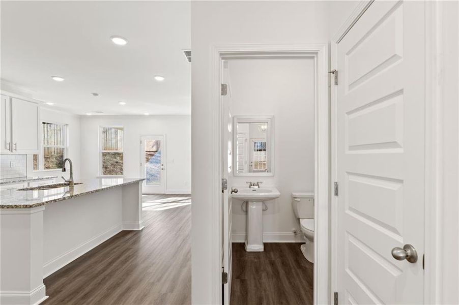 Furnished interior view inside a new home in Mulberry Summit, Flowery Branch (Image 7).