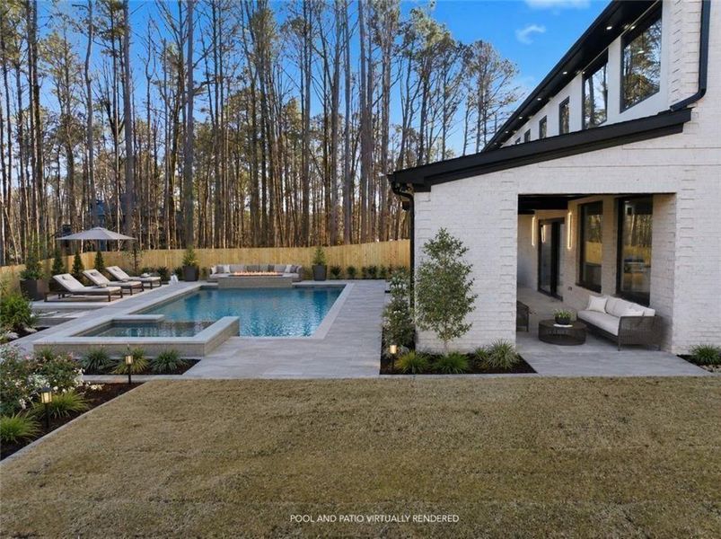 Exterior details and patio area of a home in , Lawrenceville (Image 3). Exterior details and patio area of a home in , Lawrenceville (Image 3).