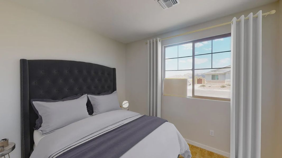 Representative furnished interior of a home built from the 201 by Elliott Homes in Las Barrancas, Yuma (Image 28).