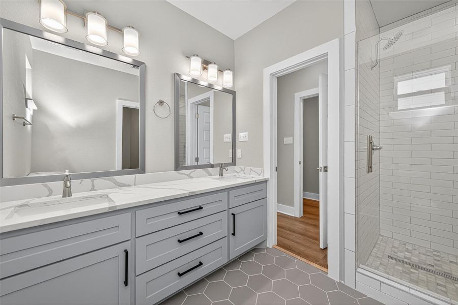 Furnished interior view inside a new home in , Cleveland (Image 10).