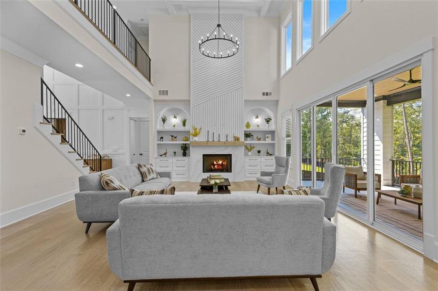 Furnished interior view inside a new home in , Winder (Image 33).