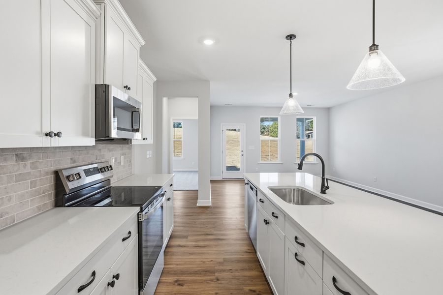 Furnished interior view inside a new home in Renaissance at White Oak, Garner (Image 10).