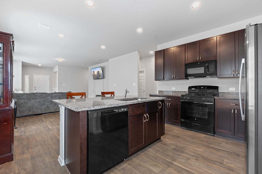 Furnished interior view inside a new home in Harvest Ridge, Elgin (Image 9).