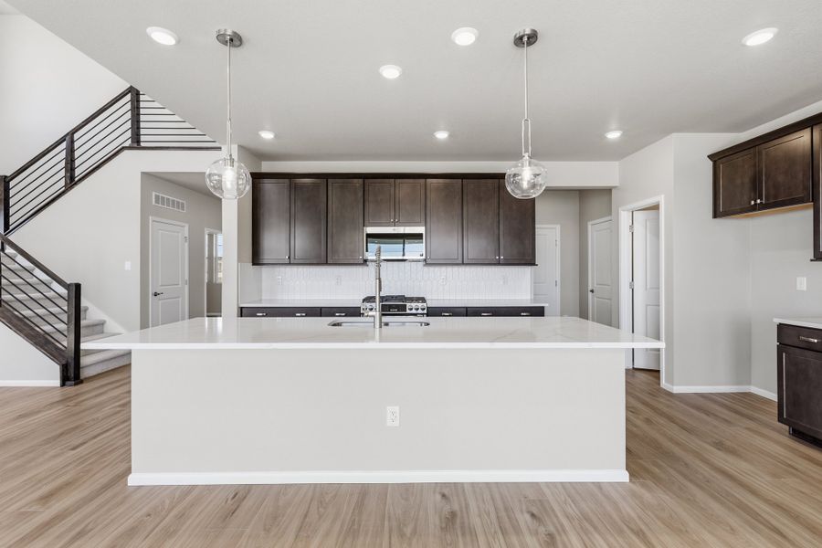 Furnished interior view inside a new home in The Estates Collection at Murphy Creek, Aurora (Image 5).