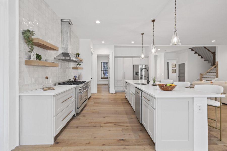 Furnished interior view inside a new home in , Johns Island (Image 9).