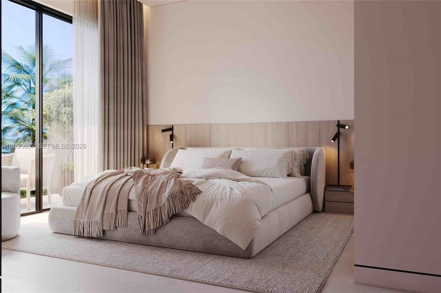 Furnished interior view inside a new home in , Fort Lauderdale (Image 10).