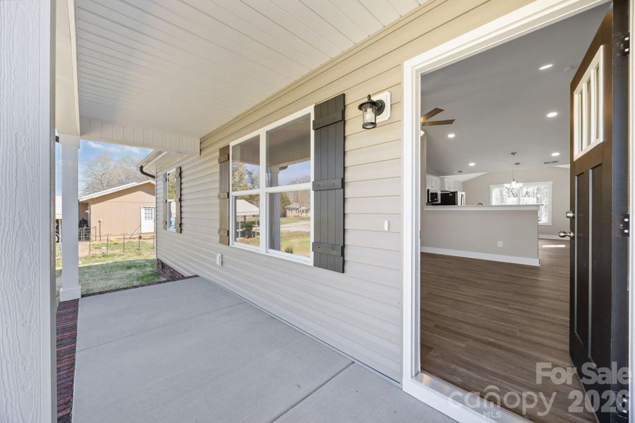 Exterior details and patio area of a home in , China Grove (Image 16).