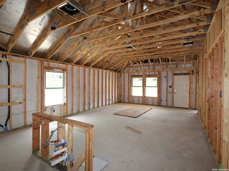 In-progress construction of a new home in Agave, San Antonio, TX (Image 22).