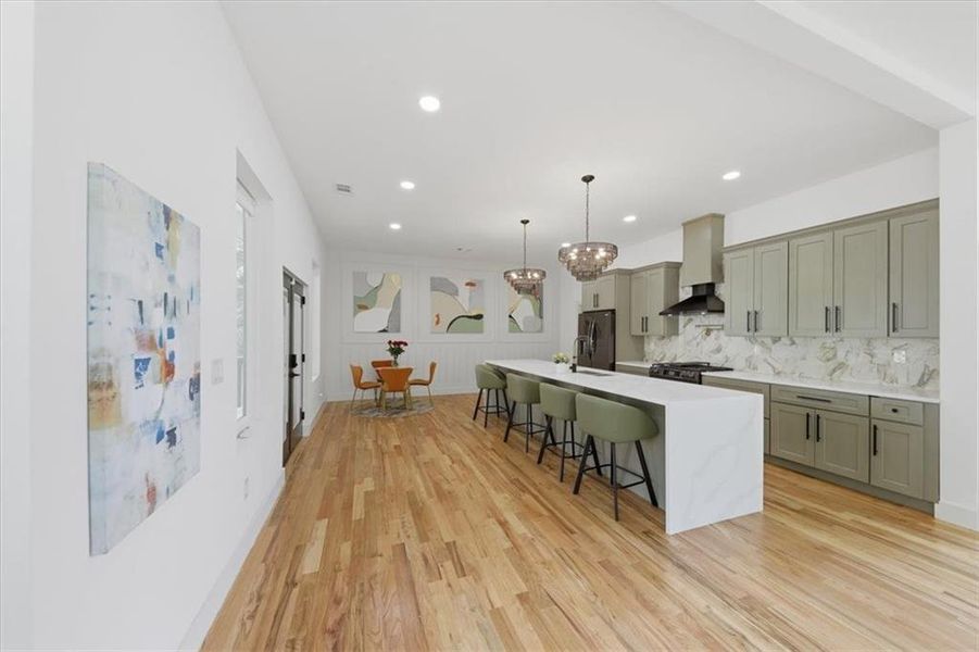 Furnished interior view inside a new home in , Atlanta (Image 50).