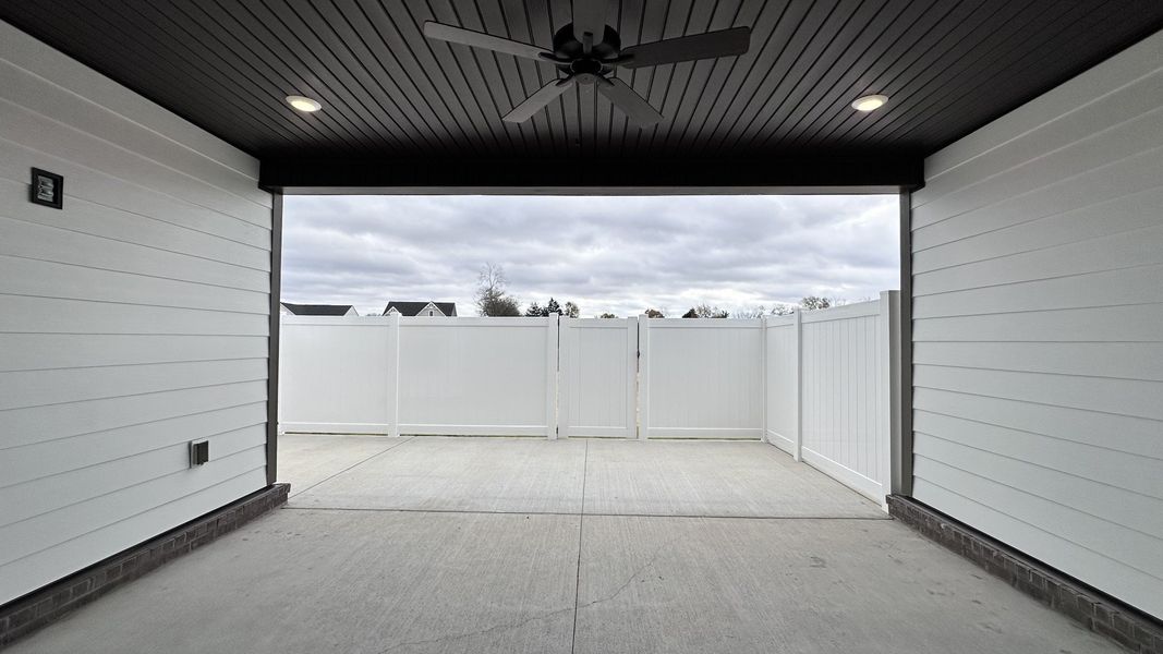 Exterior details and patio area of a home in Veterans Cove, Murfreesboro (Image 39).