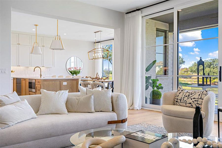 Photo is of the model showroom. Not the actual condo as Villa Five is under construction. #22 is the same floorplan