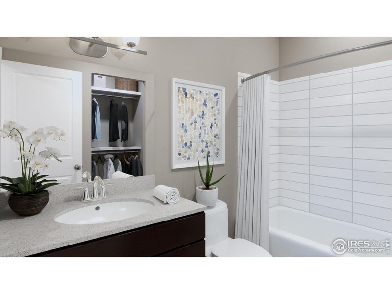 Furnished interior view inside a new home in Highlands at Fox Hill - Discovery, Longmont (Image 16).