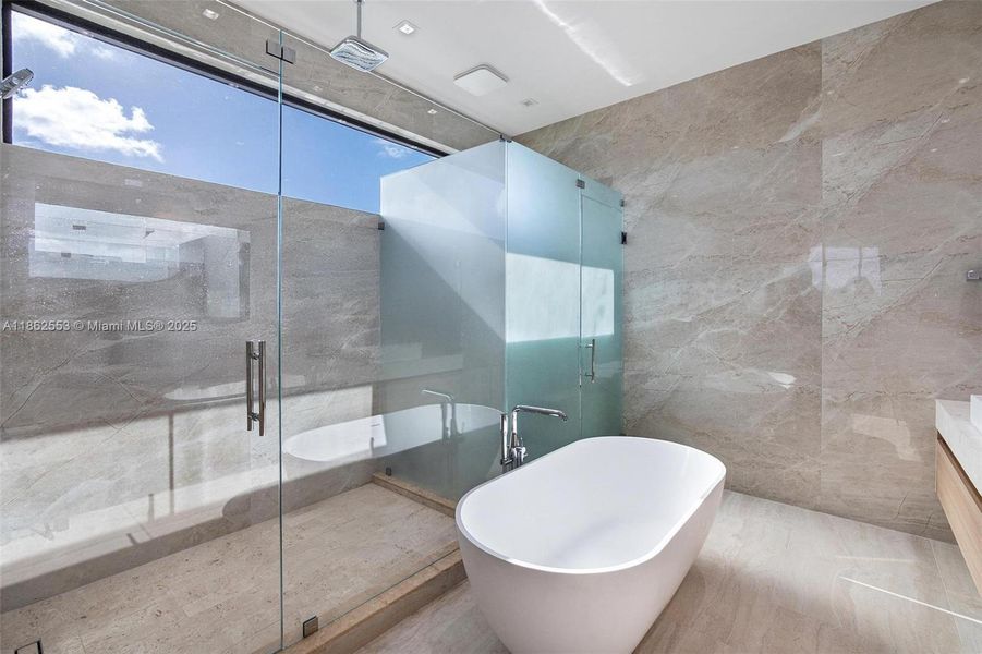 Furnished interior view inside a new home in , Miami (Image 32).