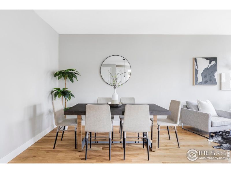 Furnished interior view inside a new home in , Denver (Image 8).