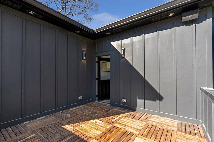 Exterior details and patio area of a home in , Decatur (Image 39).