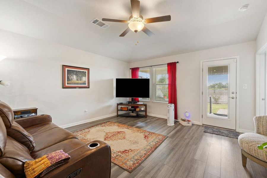 Furnished interior view inside a new home in Durango Farms - Boulevard Collection, Hutto (Image 19).